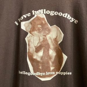 hellogoodbye band gordie tshirt